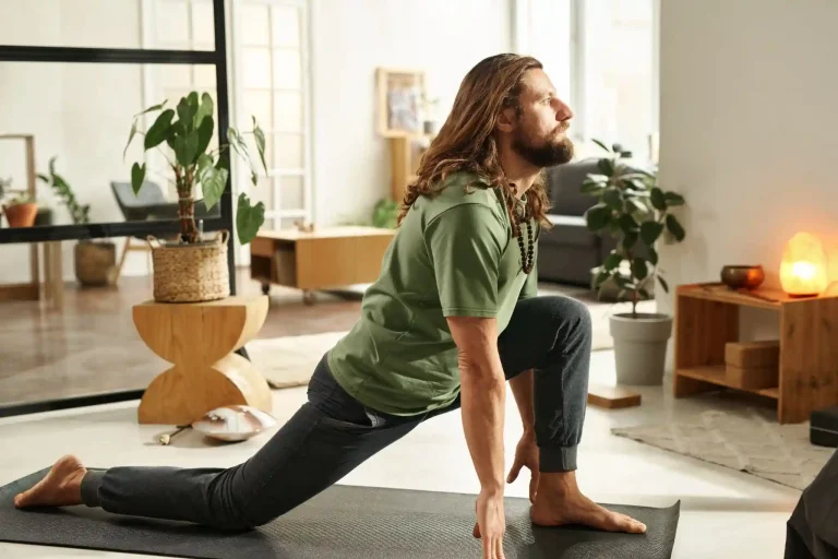 Yogatherapie-Sitzung